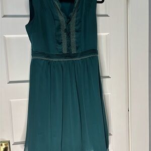 Romy Deep Teal Ruffled Dress